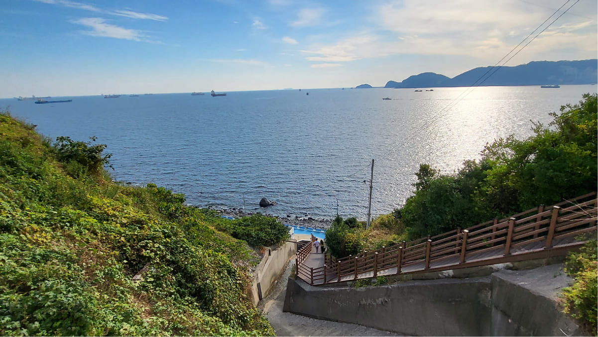 부산 영도 감지해변 / 사진=온라인 커뮤니티